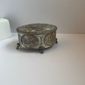 💎 AMERICAN FREEDOM BOX  STERLING SILVER - Franklin Mint💎